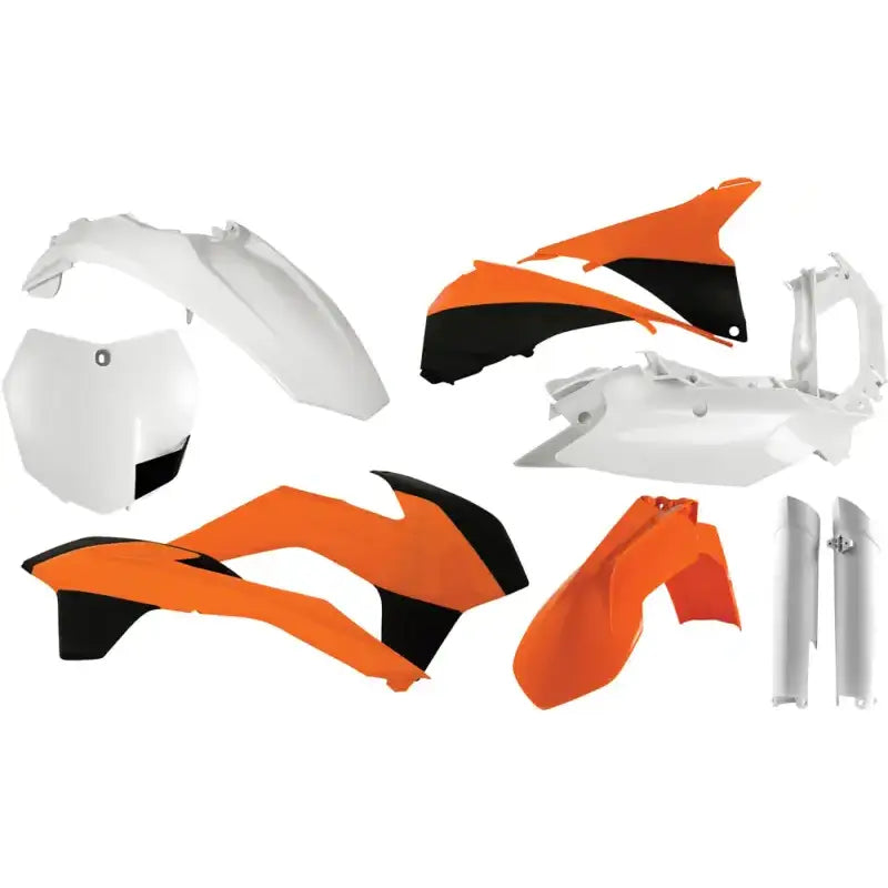 ACERBIS Full Plastic Kit Orange for Powersports