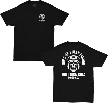 Fully Pinned Tee Black Sm - DBK