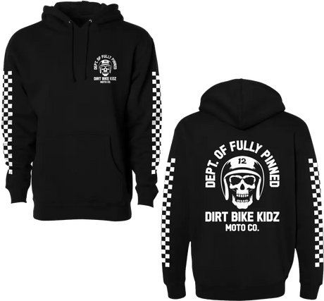 Fully Pinned Youth Hoodie Black Ys - DBK