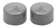 Fulton 2-Pack Bearing Protector Cap grey, BB19800112, durable, easy to install, ensures bearings protection from dirt and moisture, ideal for RV, automotive, powersports, off-road, marine, exterior, truck accessories, interior, truck bed, rv parts, Towing & Hitches, Wheel and Tire Accessories, Towing | Trailer | Axles | Brakes | Boat, AVADA - Best Sellers