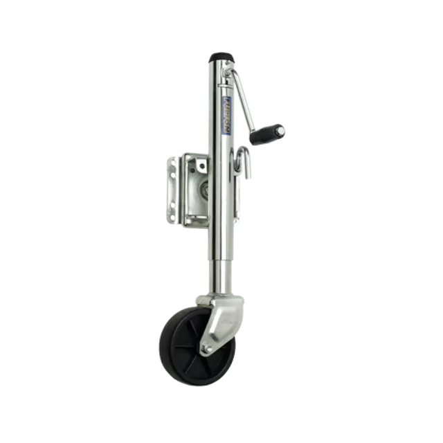 Fulton XP10 0101 Swivel Jack 1200 Side Wind for heavy-duty towing, featuring a swivel design and side wind mechanism.