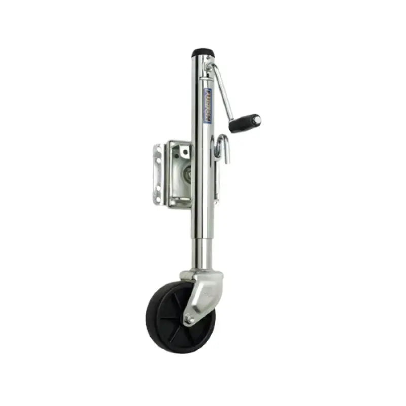 Fulton XP10 0101 Swivel Jack 1200 Side Wind for heavy-duty towing, featuring a swivel design and side wind mechanism.