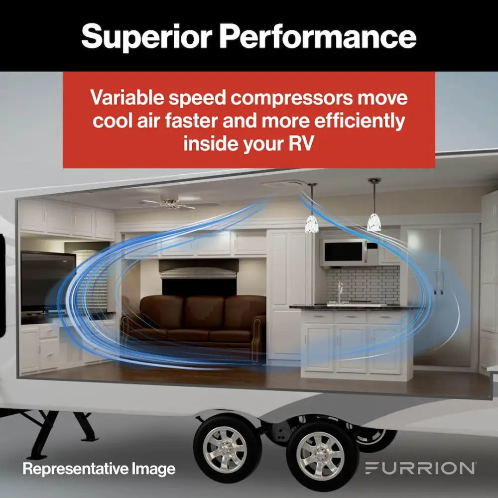 Furrion FACR18VSDA-PS-AM Furrion Chill Cube RV Air Conditioner Ducted 18K White FACR18VSDA-PS-AM
