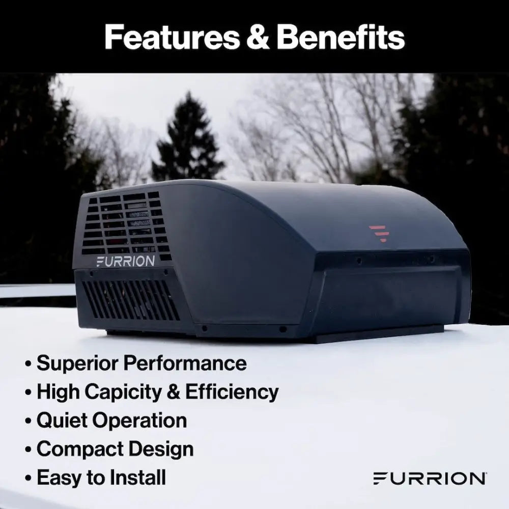 Furrion FACR18VS-SA-BL-AM Furrion Chill Cube RV Air Conditioner Non-Ducted 18K Black FACR18VS-SA-BL-AM