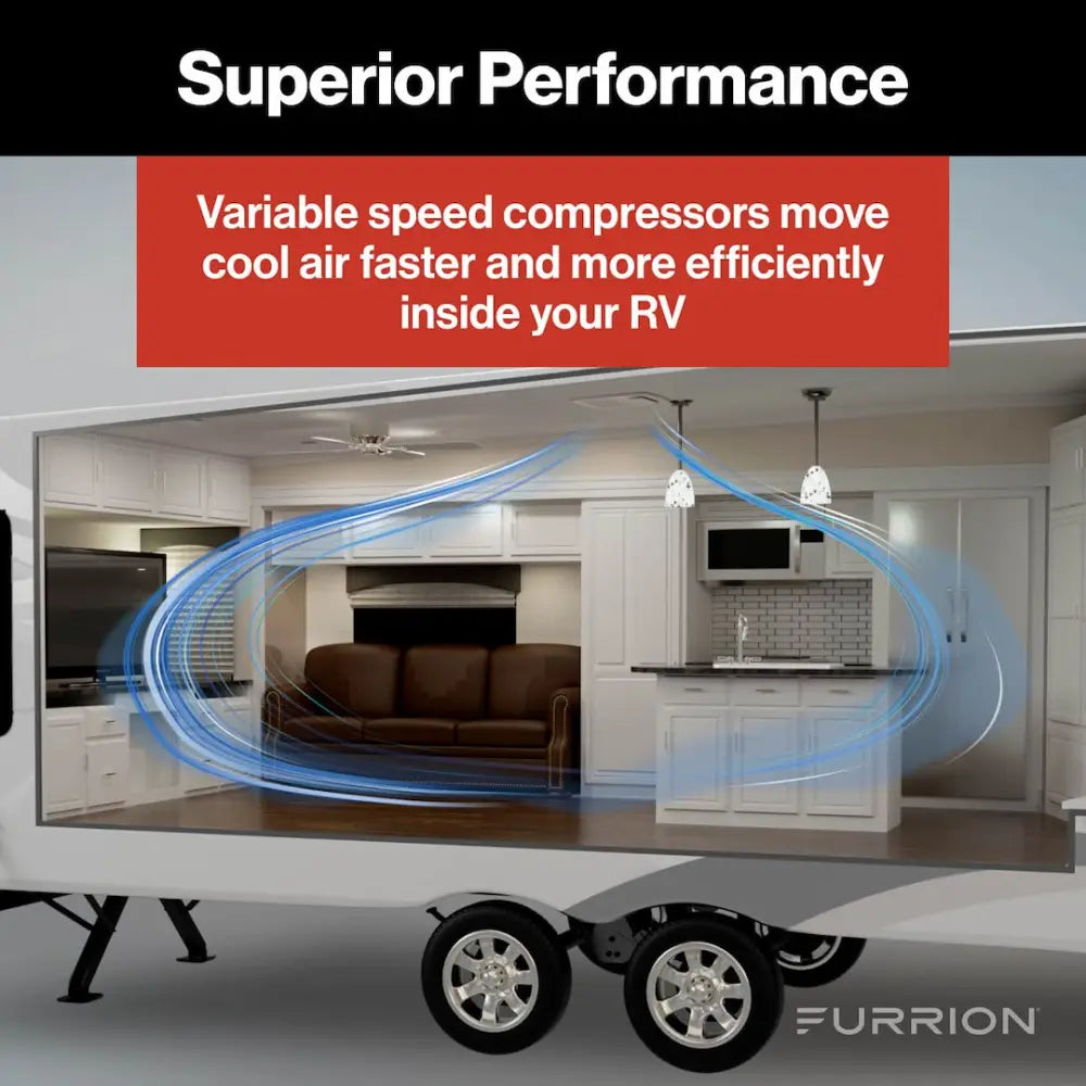 Furrion FACR18VS-SA-BL-AM Furrion Chill Cube RV Air Conditioner Non-Ducted 18K Black FACR18VS-SA-BL-AM
