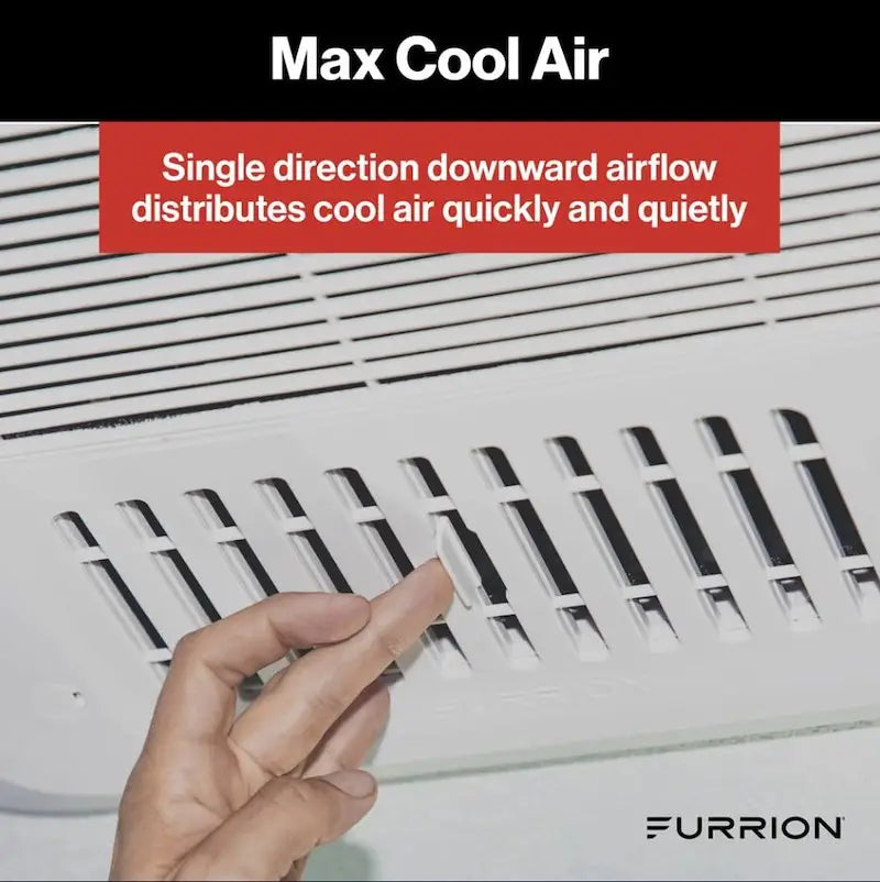 Air conditioner vent with adjustable airflow for Furrion FACT12CA2-PS-AM Chill RV AC