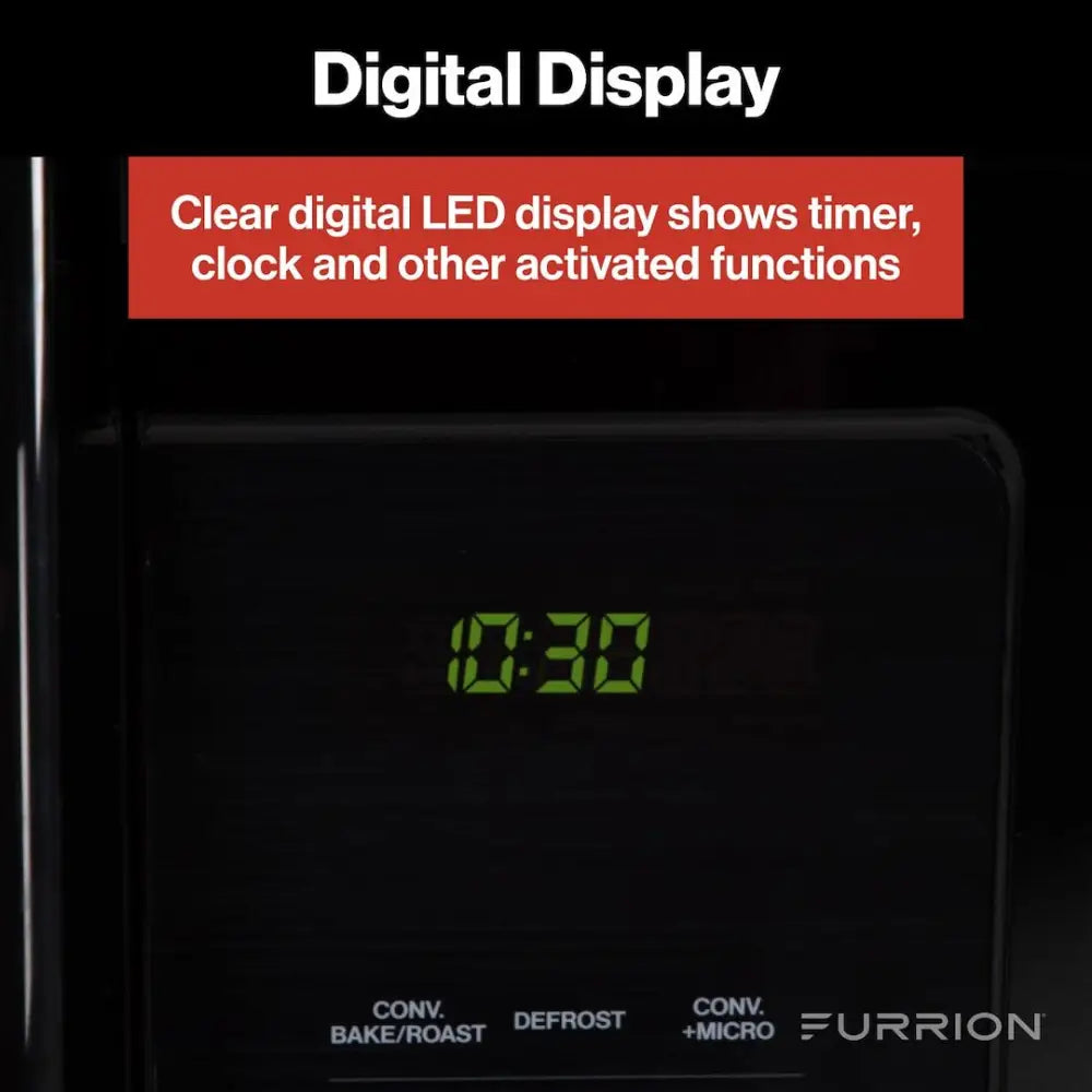 Furrion LLC Auto-Cooking Menu Microwave Oven FMCM15A-BL - Over-THE-Range Convection