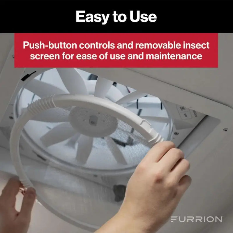 Furrion LLC FVF14D90R6A-PW-AM Roof Vent