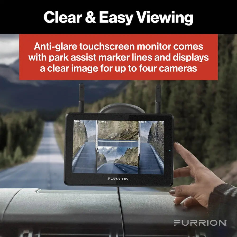 Furrion LLC Waterproof Cameras With Night Vision Backup Camera FOS7Htapm - RV Observation