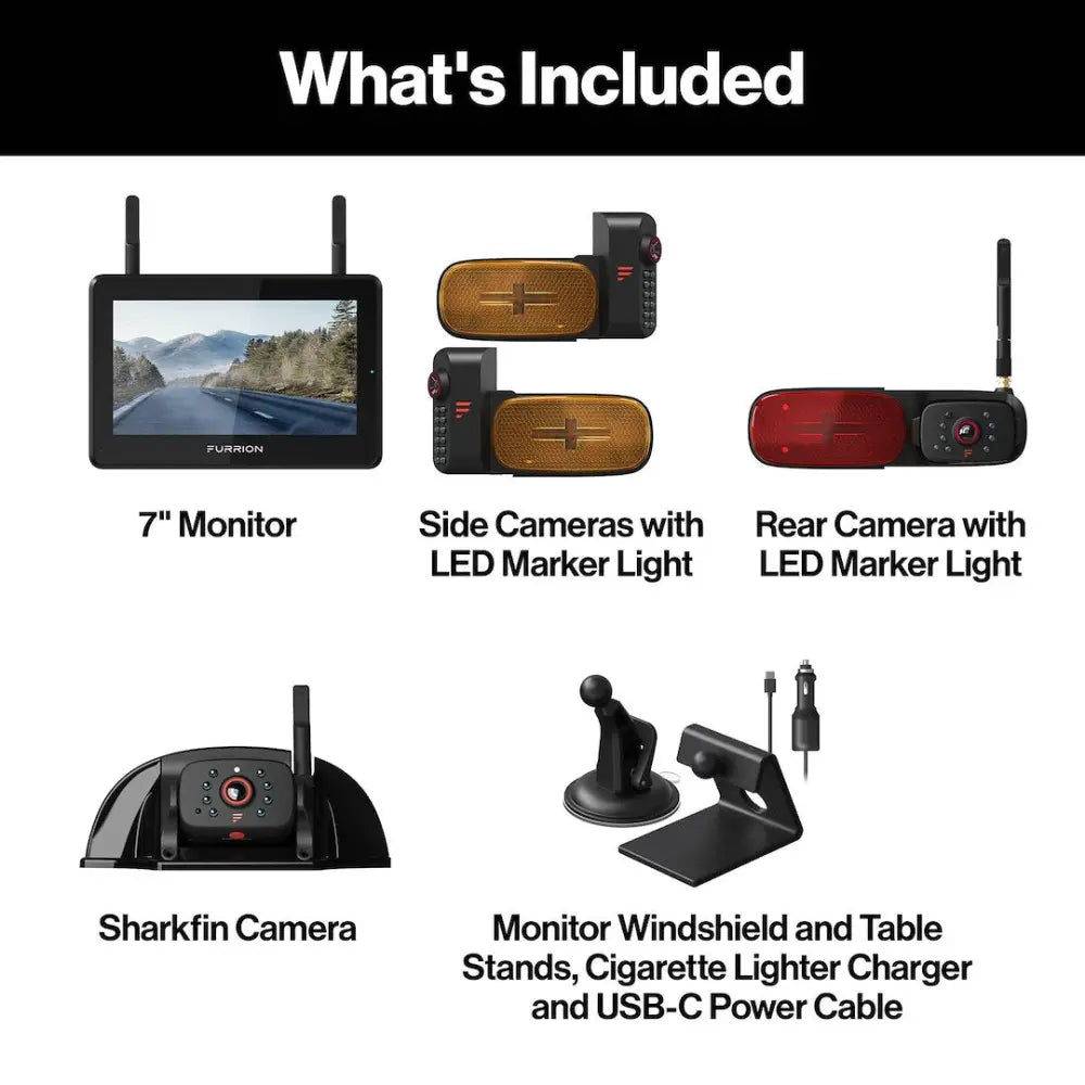Furrion LLC Waterproof Cameras With Night Vision Backup Camera FOS7Htapm - RV Observation