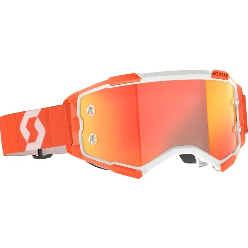 Fury Goggle Orange Chrome Works