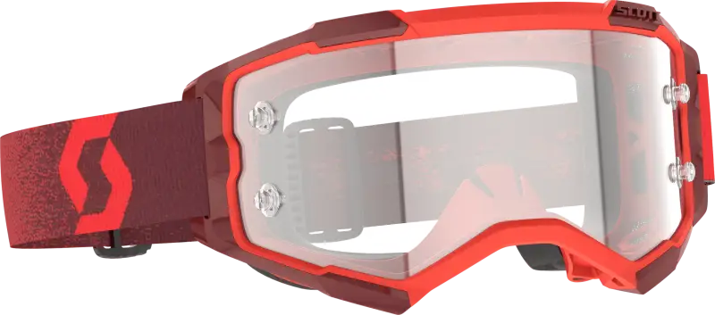 Fury Goggle Red Clear Works