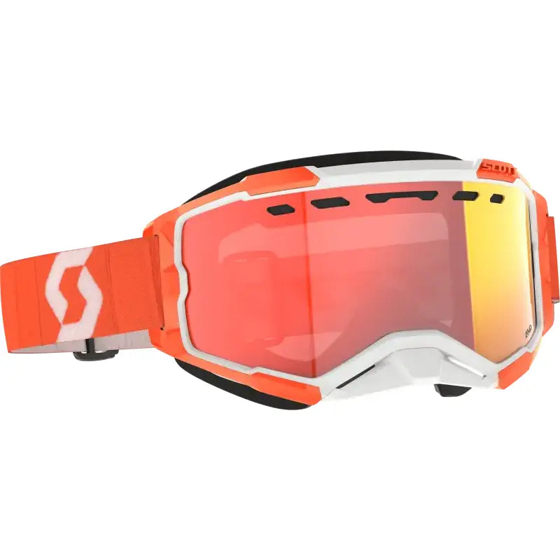 Fury Snowcross Goggle Orange Enhancer Red Chrm