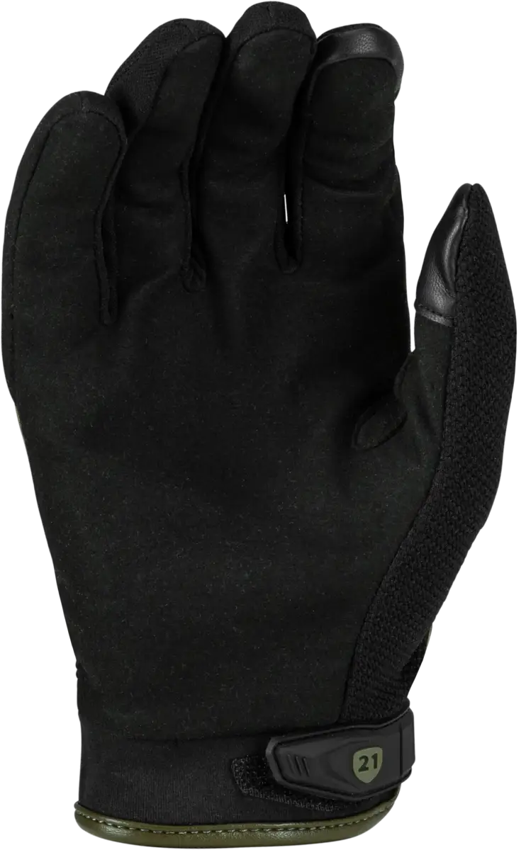 Fury Gloves Black/Olive Lg - HIGHWAY 21