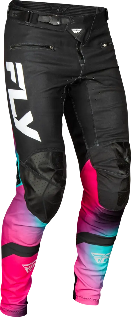 Rayce Bicycle Pant Ca/Ny Fuschia/Black/Teal Sz 24 - FLY RACING