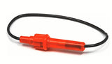 Orange Fuse Puller with Black Wire Loop for Fuseholder 16 Ga 20 Amp W Fuse AGC Glass