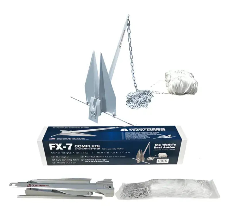 FX-7-AS Fortress Anc Anchoring System for up to 250 feet, perfect for marine, exterior, truck accessories, RV parts, and off-road applications, Marine,AVADA - Best Sellers,Must Haves