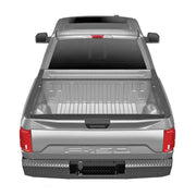 Silver pickup truck with FX1021 Trailfx full replacement rear bumper for Ford F150
