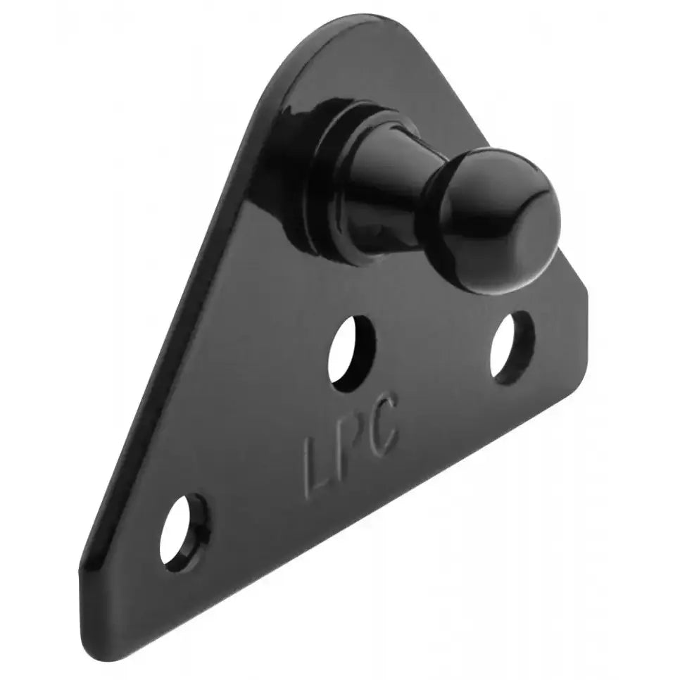 G-1020BC Whitecap Black Steel Mnting Bracket-2 1/4’ - Boat Hatch Lift Support Mounting Bracket