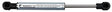 G-8640SSC Whitecap 316 Stainless Steel Gas Spring - 17 inches long, 40 lbs force, corrosion-resistant, ideal for marine and industrial use.