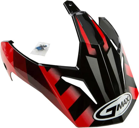 G011050 Visor W/Screws Trekka Gm 11 Black/Red