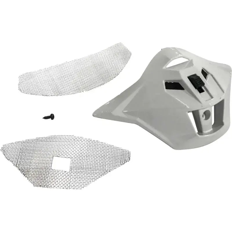 G011065 Mouth Vent White W/Screws/Screen Gm 11