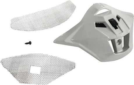 G011065 Mouth Vent White W/Screws/Screen Gm 11