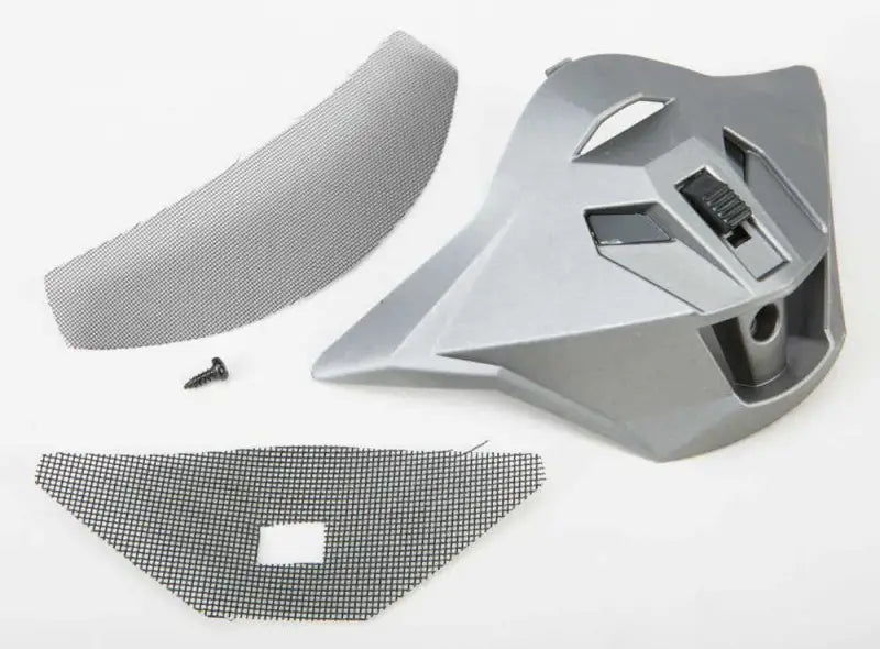 G011074 Mouth Vent Matte Titanium W/Screws/Screen Gm 11