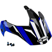 G011082 Visor Vertical Black/Blue W/Screws Gm 11