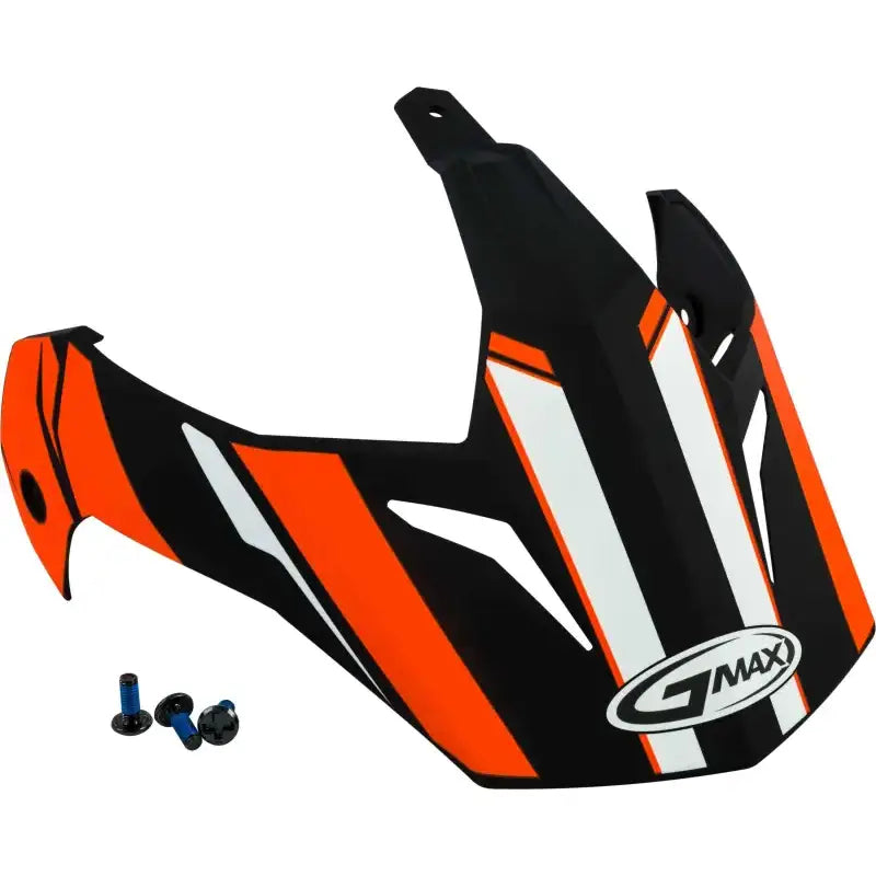 G011085 Visor W/Screws Vertical Gm 11 Black/Hi Vis Orange