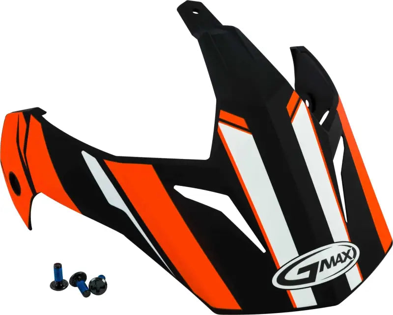 G011085 Visor W/Screws Vertical Gm 11 Black/Hi Vis Orange
