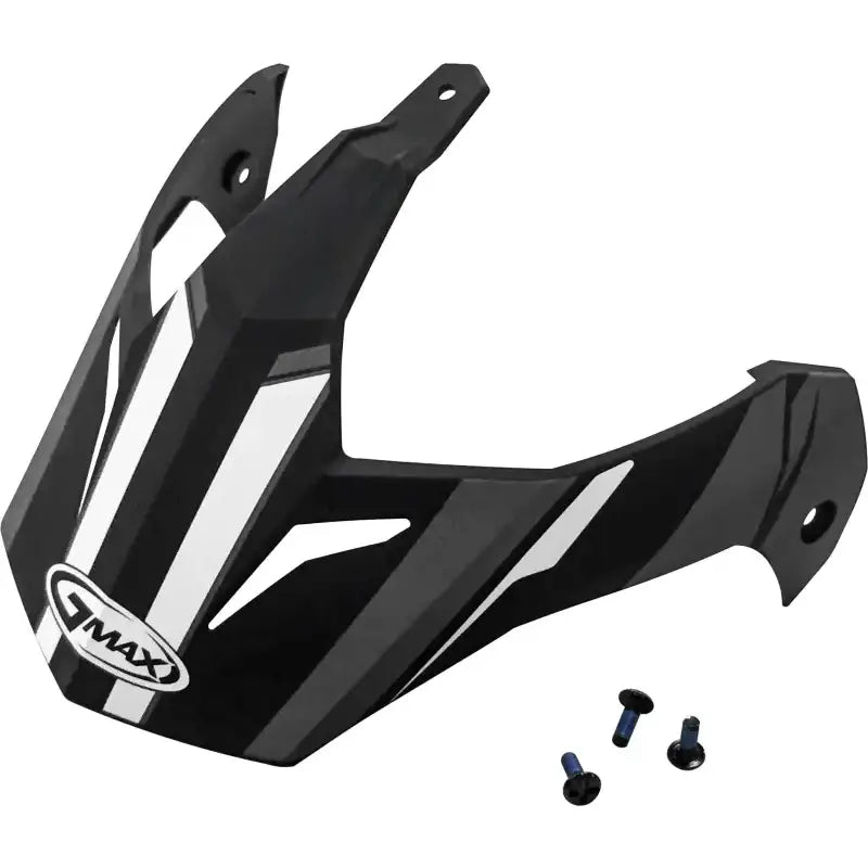 G011088 Visor Vertical Matte Black Dark Silver W/Screw Gm 11