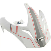 G011089 Visor W/Screws Expedition Matte White/Red Gm 11