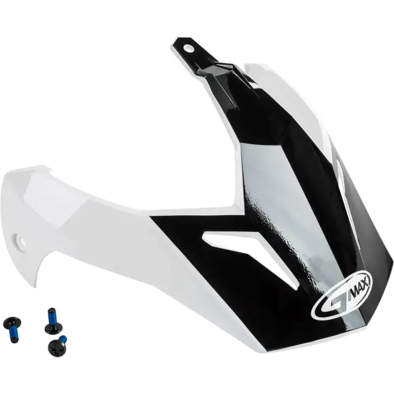 G011096 Visor W/Screws Scud White/Red/Black Gm 11
