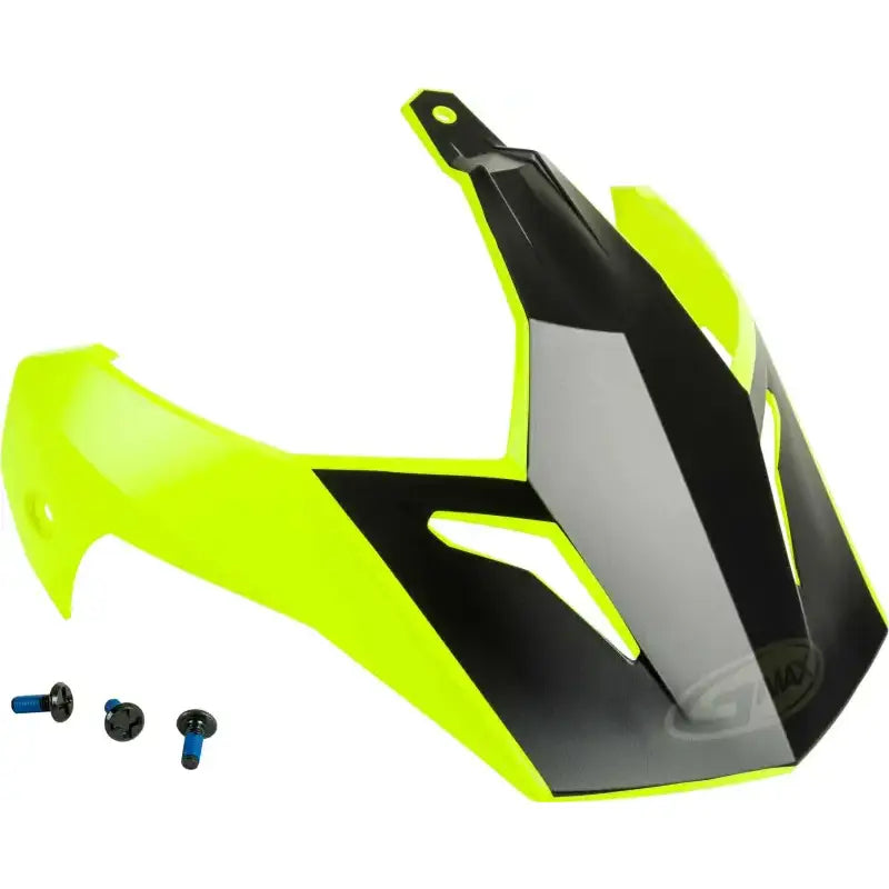 G011099 Visor W/Screws Scud Matte Hi Vis/Black Gm 11