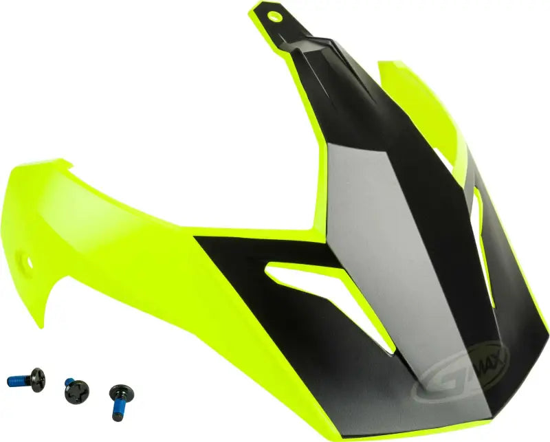 G011099 Visor W/Screws Scud Matte Hi Vis/Black Gm 11