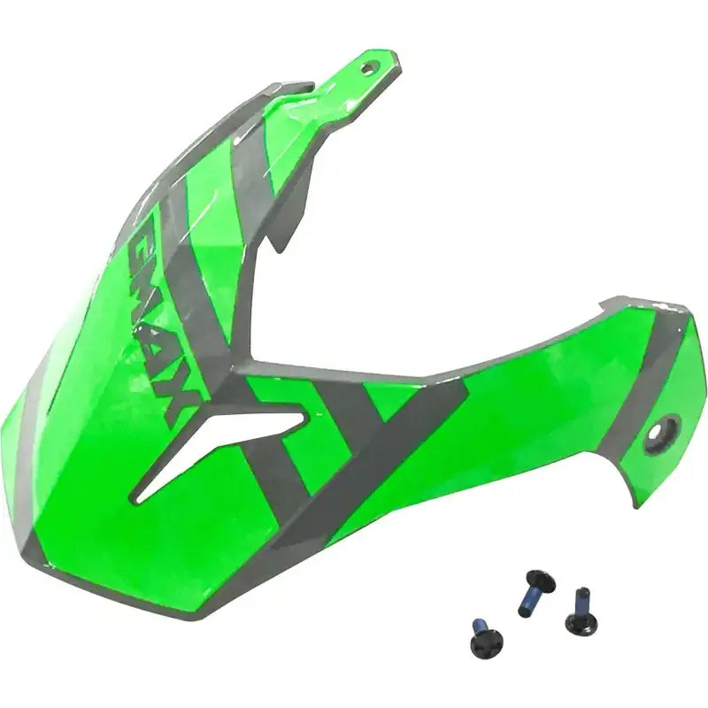 G011102 Visor W/Screws Trapper Grey/Neon Green Gm 11s