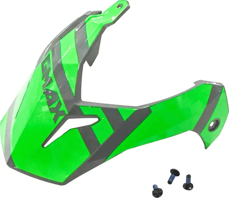 G011102 Visor W/Screws Trapper Grey/Neon Green Gm 11s