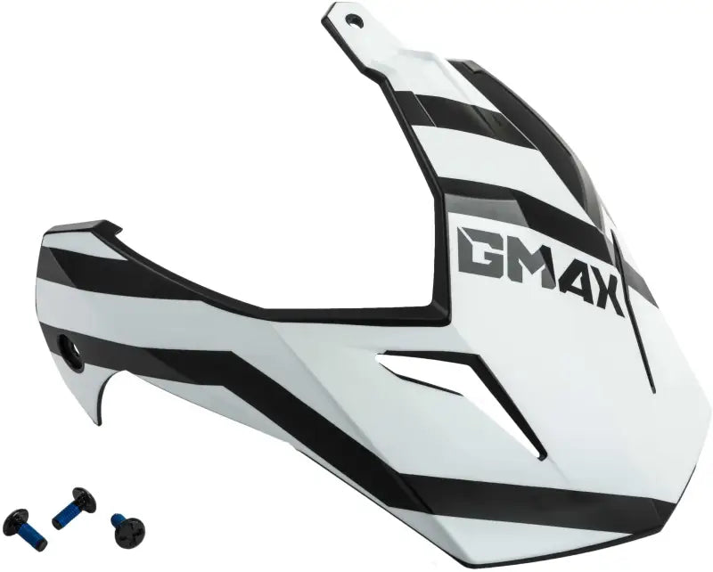 G011105 Visor W/Screws Trapper Matte Black/Red/White Gm 11s