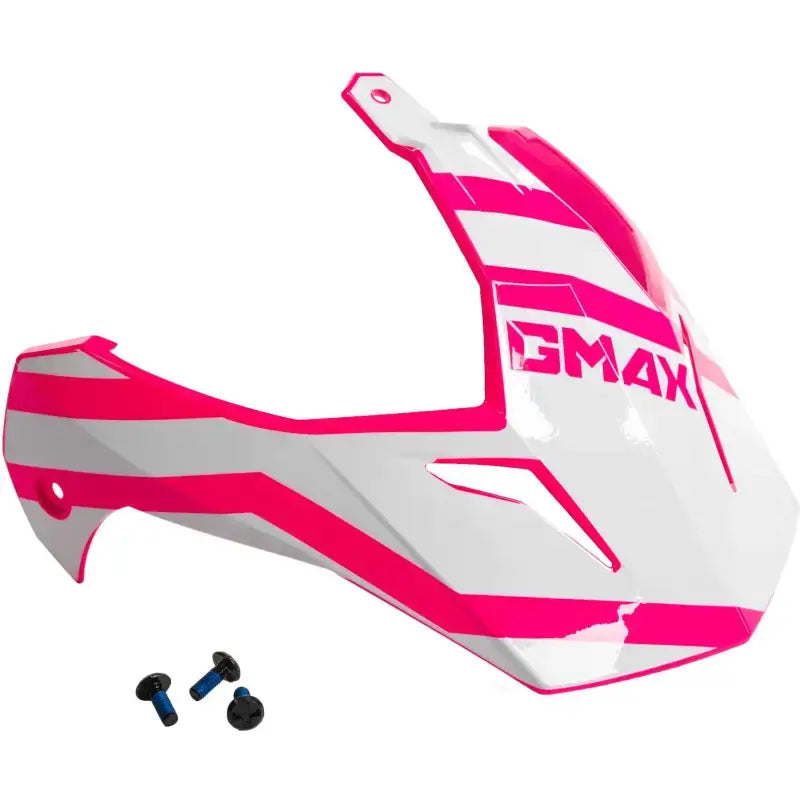 G011106 Visor W/Screws Trapper Pink/White/Grey Gm 11s