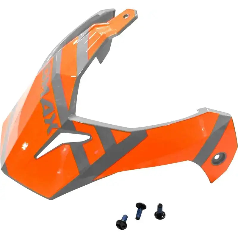 G011107 Visor W/Screws Trapper Grey/Orange Gm 11s