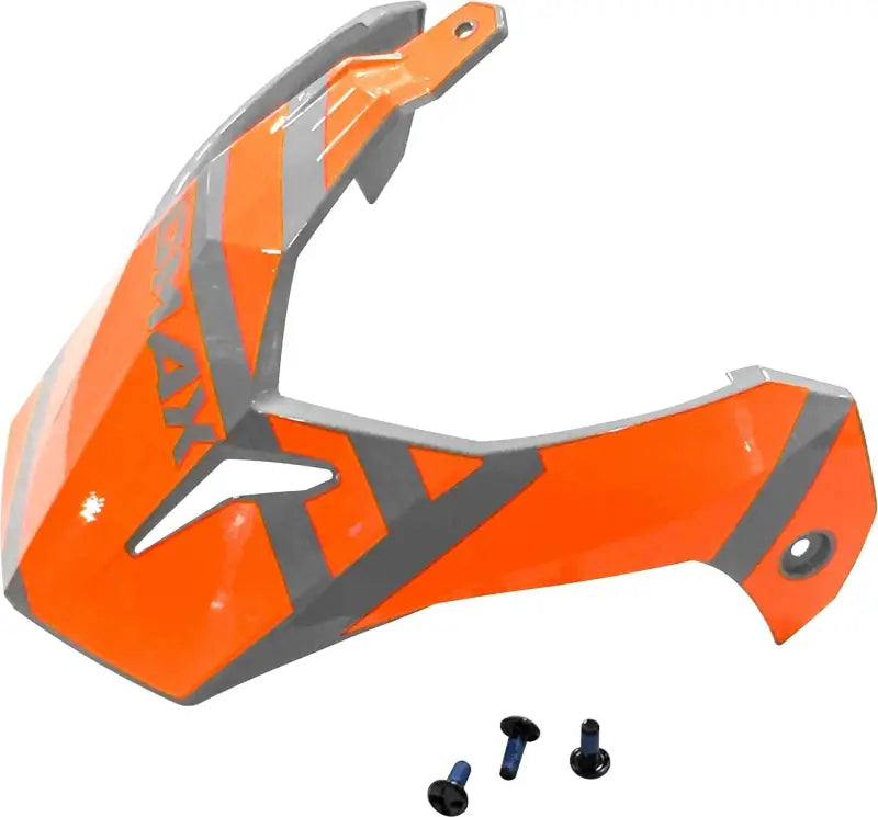 G011107 Visor W/Screws Trapper Grey/Orange Gm 11s