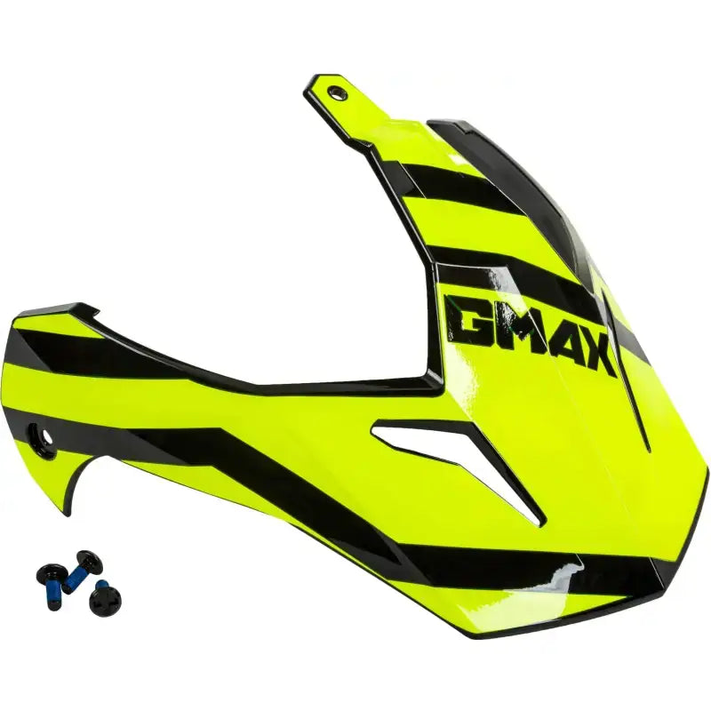 G011108 Visor W/Screws Trapper Black/Hi Vis Gm 11s