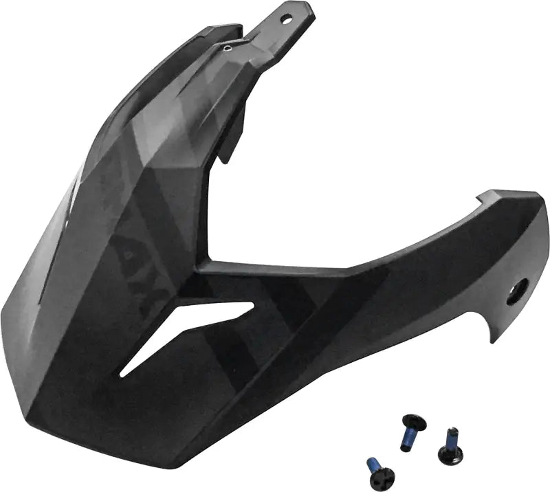 G011109 Visor W/Screws Trapper Matte Black/Grey Gm 11s - GM-11/GM-11S Helmet w/Screws