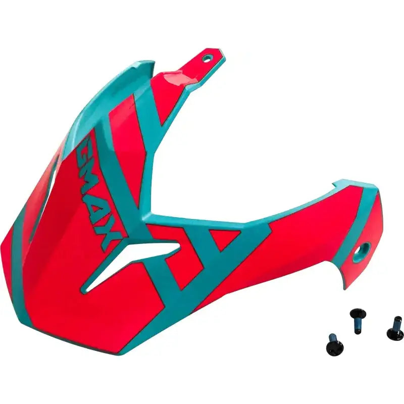G011110 Visor W/Screws Trapper Matte Teal/Orange Gm 11s