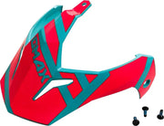G011110 Visor W/Screws Trapper Matte Teal/Orange Gm 11s
