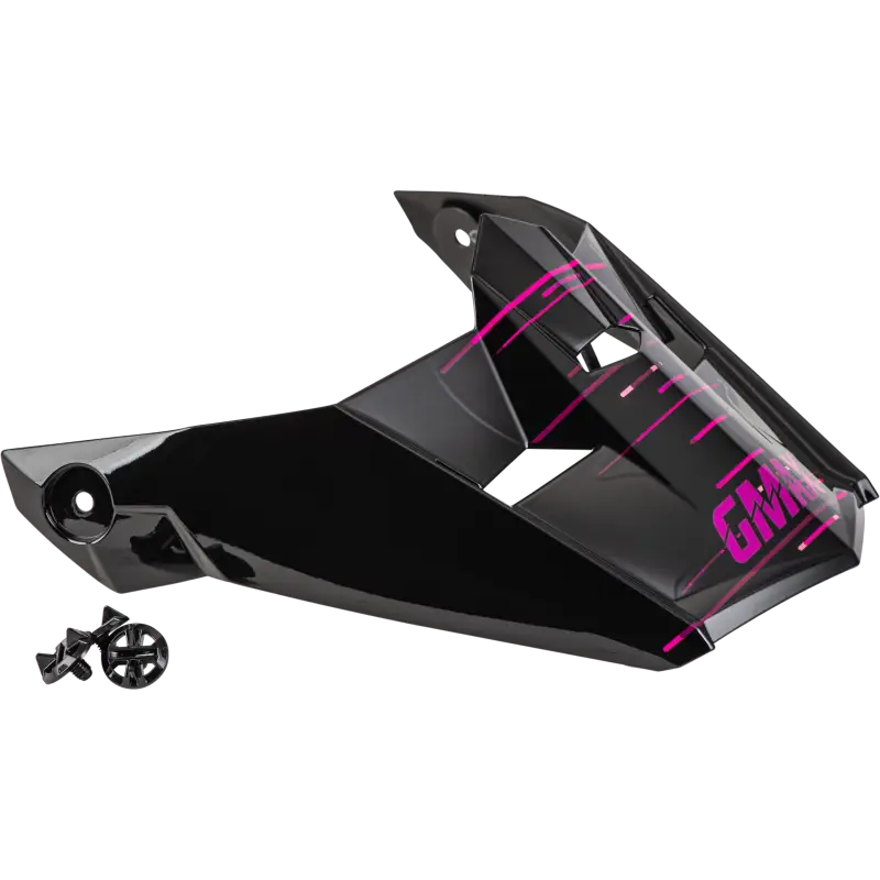 G0463173 Mx 46 Frequency Off Road Visor Matte Black/Pink Xs Sm - MX-46 FREQUENCY OFF-ROAD VISOR MATTE BLACK/PINK XS-MD