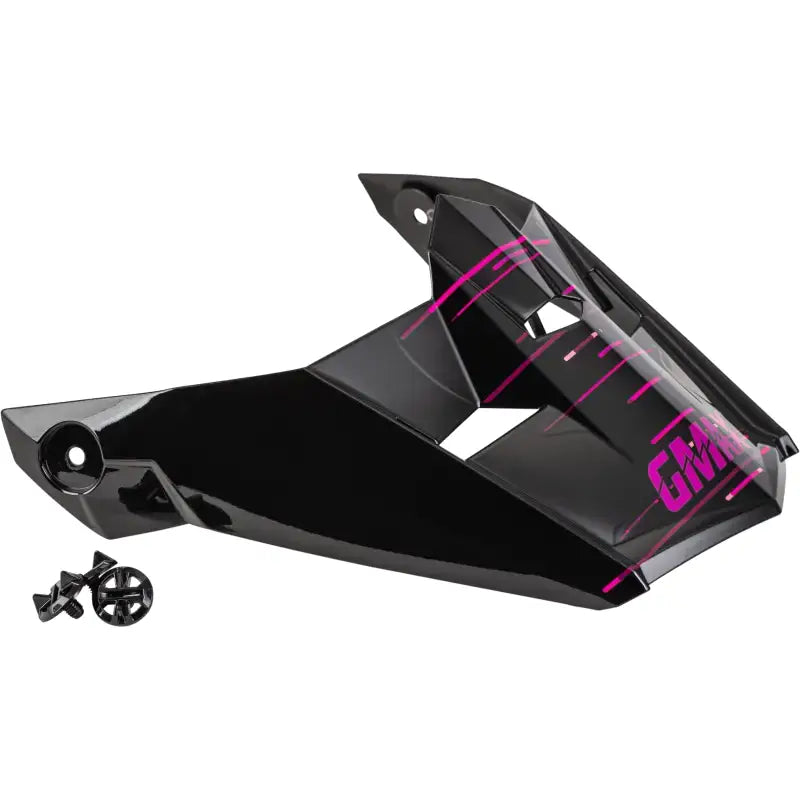G0463176 Mx 46 Frequency Off Road Visor Matte Black/Pink Md 3x - MX-46 FREQUENCY OFF-ROAD VISOR MATTE BLACK/PINK LG-3X