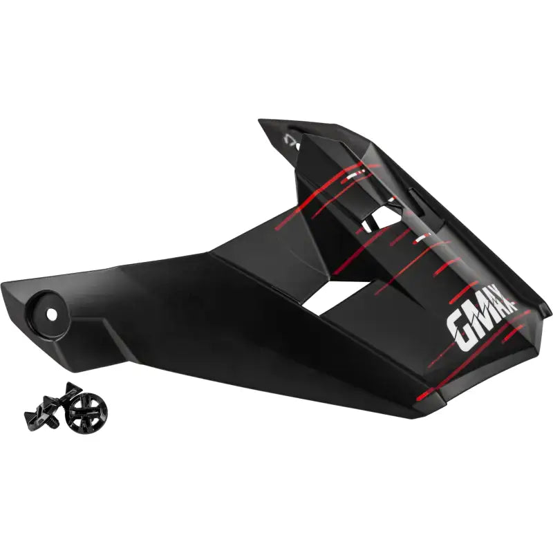 G0463843 Mx 46 Frequency Off Road Visor Matte Blk/White Xs Sm - MX-46 FREQUENCY OFF-ROAD VISOR MATTE BLK/WHITE XS-MD
