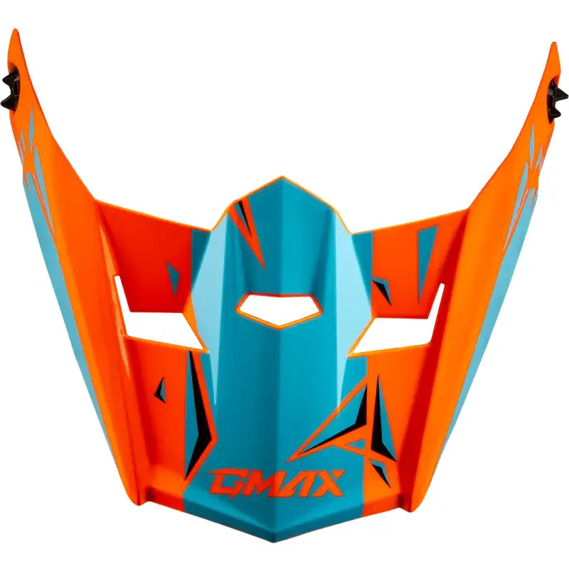 G0465212 Youth Mx 46y Unstable Visor Hi Vis Orange/Blue Ys Yl - MX-46Y Helmet